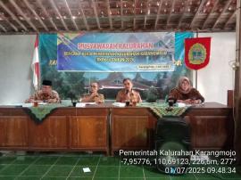 MUSKAL PENYUSUNAN RKPKal TAHUN 2026 KALURAHAN KARANGMOJO